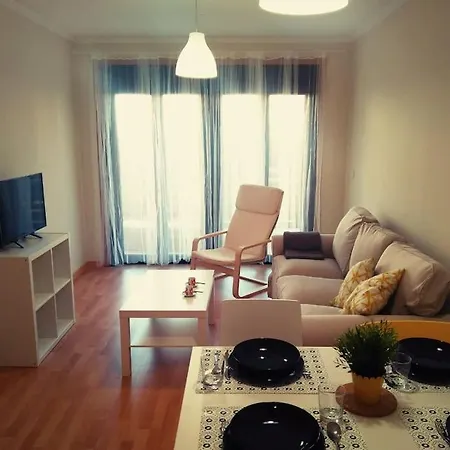 Playa Rapadoira Con Terraza Y Piscina 아파트